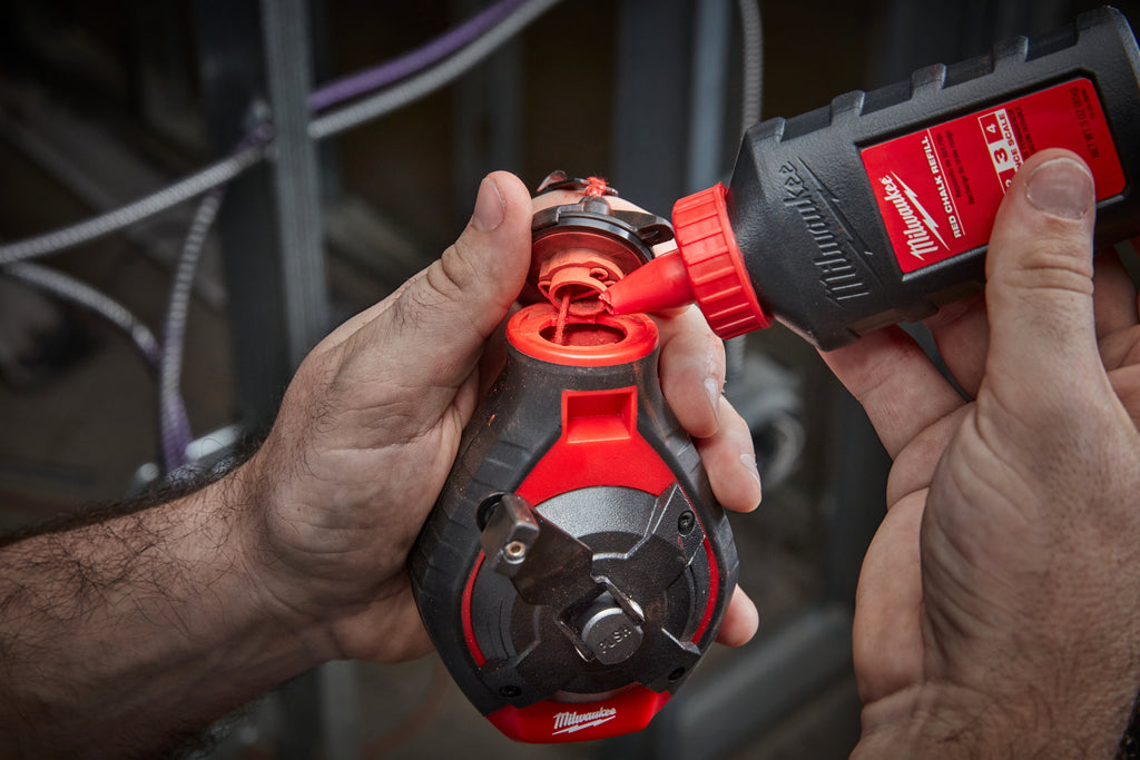 Milwaukee 30m Bold Line Chalk Reel With Red Chalk - 4932498391