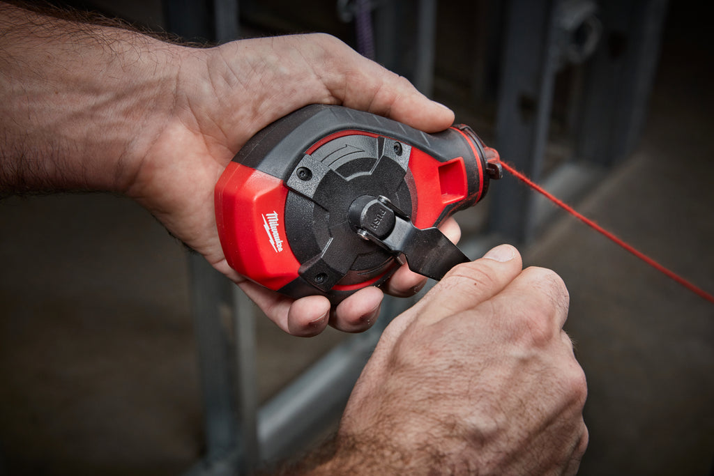 Milwaukee 30m Bold Line Chalk Reel With Red Chalk - 4932498391