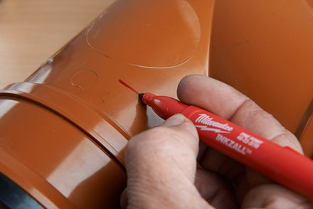 Milwaukee INKZALL Marker Pen Fine Tip 4 Pack Green, Blue, Red & Black - 48223106