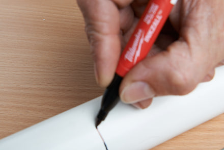 Milwaukee INKZALL Marker Pen Fine Tip 4 Pack Green, Blue, Red & Black - 48223106