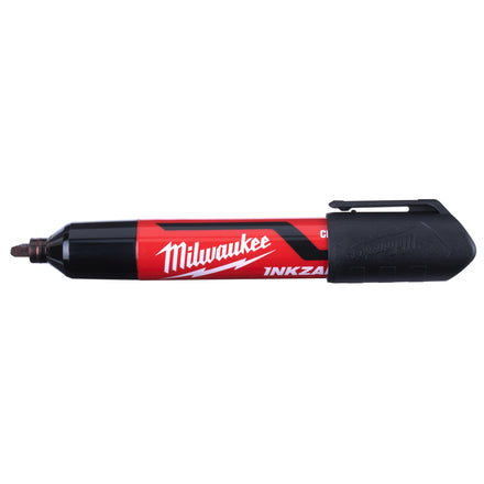 Milwaukee INKZALL Chisel Tip Marker Pen Large Black 3 Pack - 4932471554