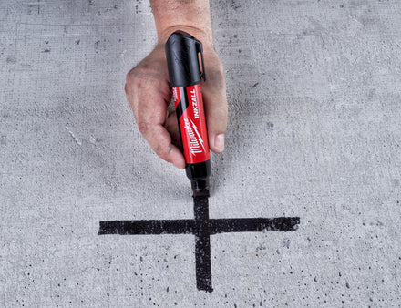 Milwaukee INKZALL Chisel Tip Marker Pen X-Large Black - 4932471559