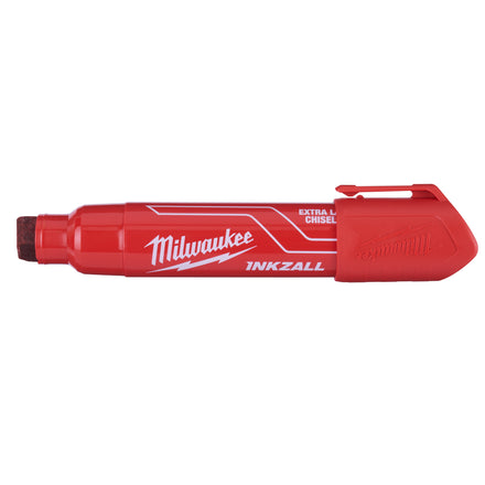 Milwaukee INKZALL Chisel Tip Marker Pen X-Large Red - 4932471560