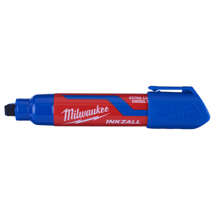 Milwaukee INKZALL Chisel Tip Marker Pen X-Large Blue - 4932471561