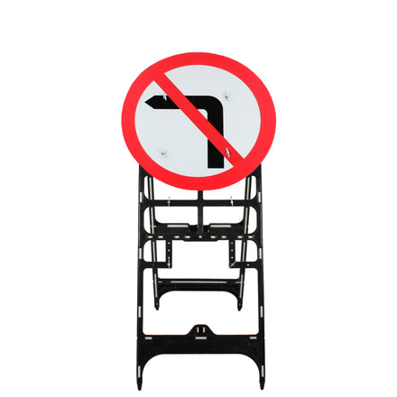 No Left Turn | Quick Fit Sign Face Dia. 613 (face only) | 750mm