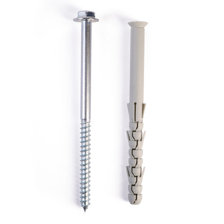 16mm x 240mm Nylon Frame Fixing With Flanged Head (10 Pack)