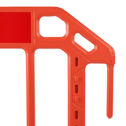 Firmus Professional Barrier - Chapter 8 Pedestrian Barrier - Standard Feet - Orange