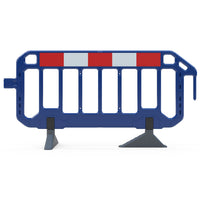 Firmus Professional Barrier - Chapter 8 Pedestrian Barrier - Standard Feet - Blue