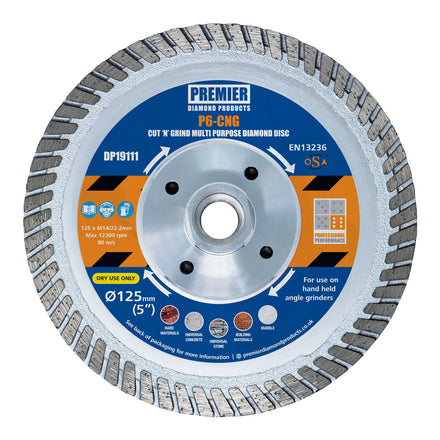 PDP P6-CNG Cut 'N' Grind Multi Material Diamond Blade