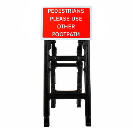 Pedestrians Please Use Other Footpath' Sign | Quick Fit (face only) | 600x450mm