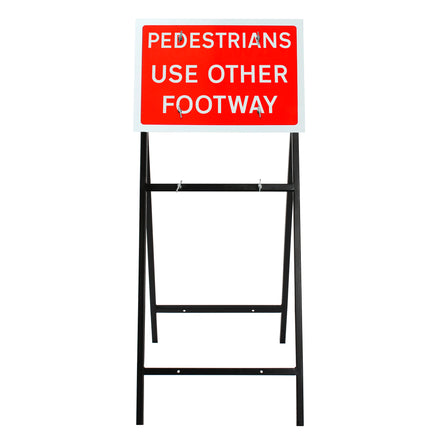Pedestrians Use Other Footway Sign | Quick Fit (Face Only) | 600x450mm