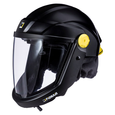 PiONAiR H500 PAPR Respirator Safety Hard Hat - Helmet with Visor