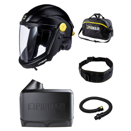 PiONAiR SafeStart H500 Hardhat Visor PAPR Respirator – Premium PPE Kit