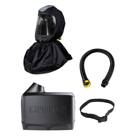 PiONAiR SafeStart S350 Long Softhood PAPR Respirator – Basic PPE Kit