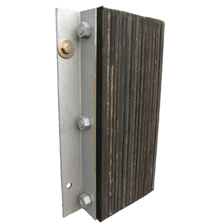 Black Rubber Dock Bumper With Steel Frame