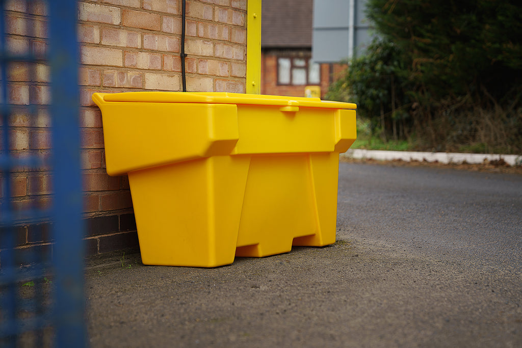200L Premium Lockable Grit Bin - Green