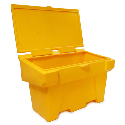 400L Premium Lockable Grit Bin - Yellow