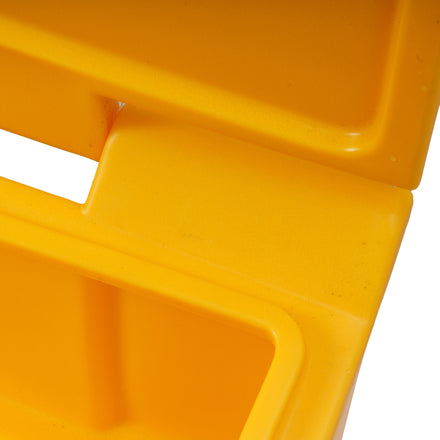 400L Premium Lockable Grit Bin - Yellow