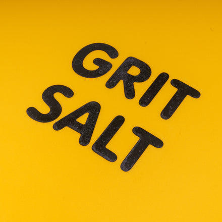 400L Premium Lockable Grit Bin - Yellow