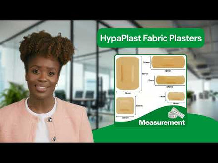 HP Fabric Plasters Assorted (100 Pack)