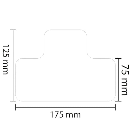 PROline Warehouse & Pallet Zone Markers - Self-Adhesive Stickers - White