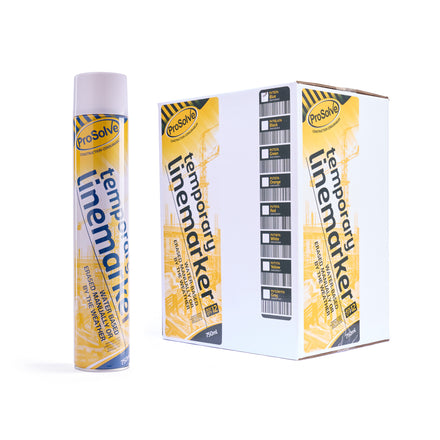 ProSolve White Temporary Line Marking Paint (Water Based) 750ml