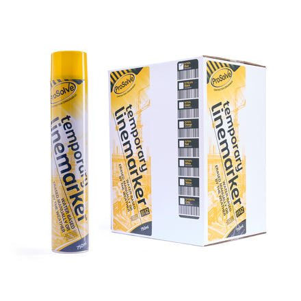 ProSolve Yellow Temporary Line Marking Paint (Water Based) 750ml