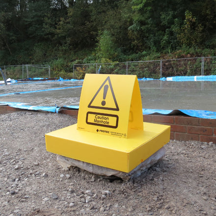Protec Open Manhole Warning Cover