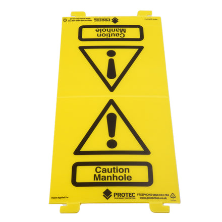 Protec Open Manhole Warning Cover