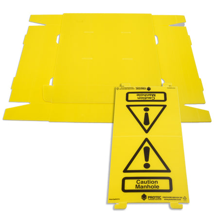 Protec Open Manhole Warning Cover