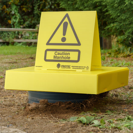 Protec Open Manhole Warning Cover