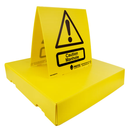 Protec Open Manhole Warning Cover