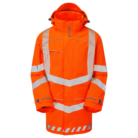 Pulsar Evolution Hi Vis Orange Waterproof Storm Coat EVO250