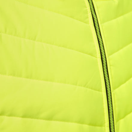 Pulsar Life Ladies Rail Spec Hi Vis Yellow Reversible Puffer Jacket LFE962