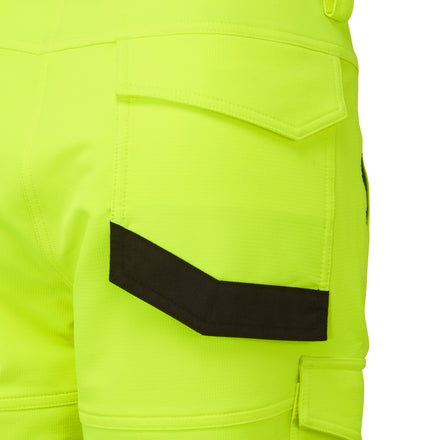 Pulsar Life Ladies Hi Vis Yellow Stretch Combat Trousers LFE971