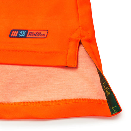 Pulsar Life Mens Rail Spec Hi Vis Orange Short Sleeved Polo Shirt LFE924-NB