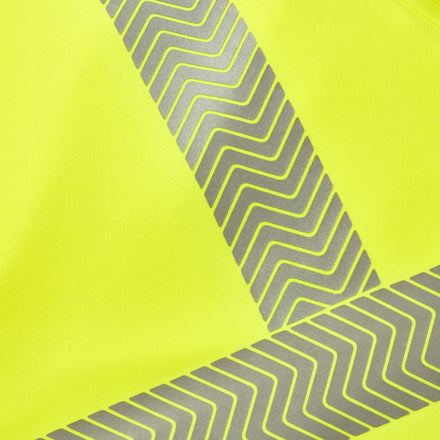 Pulsar Life Mens Hi Vis Yellow Long Sleeved Polo Shirt LFE925-NB