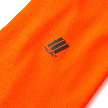 Pulsar Life Mens Rail Spec Hi Vis Orange Long Sleeved Polo Shirt LFE926-NB