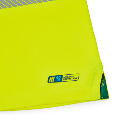 Pulsar Life Men's Hi-Vis Yellow T-Shirt Short-Sleeved LFE933