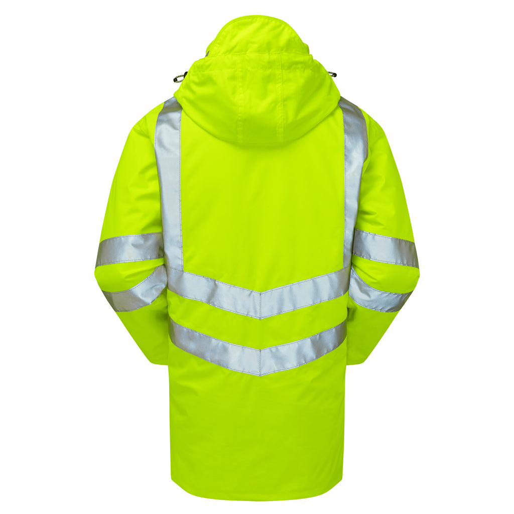 Pulsar Protect Hi Vis Yellow Waterproof Padded Storm Coat P187