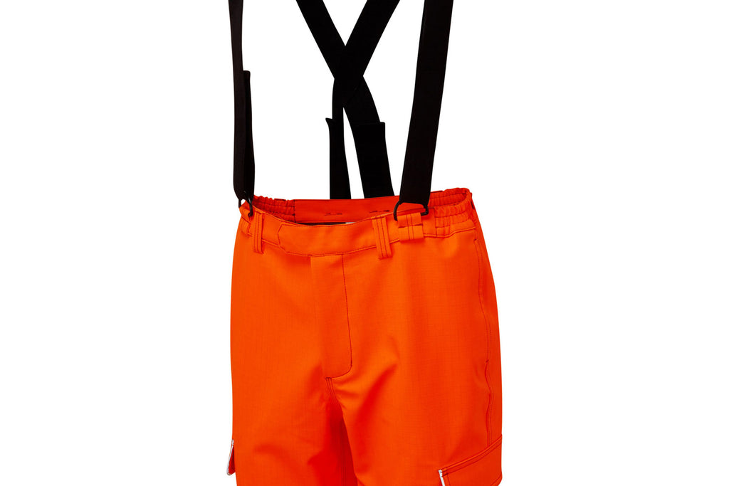 Pulsar Electric Arc Flash & Fire Retardant Hi Vis Orange Salopette PRARC10