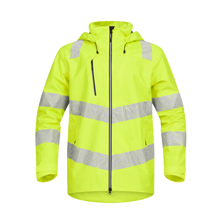 Pulsar React Rct800 Hi Vis Yellow Waterproof Shell Jacket Front