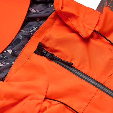 Pulsar React Rct801 Hi Vis Orange Waterproof Shell Jacket Feature 8