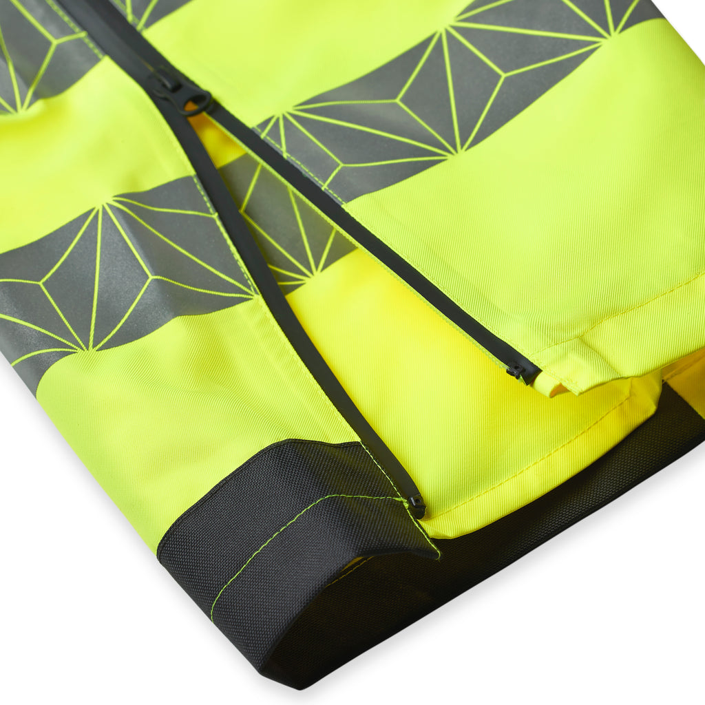 Pulsar React Rct802 Hi Vis Yellow Waterproof Overtrousers Feature 2