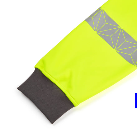 PULSAR React Hi-vis Yellow 1/4 Zip Sweater RCT804