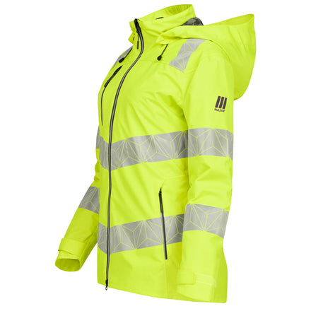 Pulsar React Rct850 Hi Vis Yellow Waterproof Shell Jacket Main