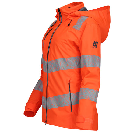 Pulsar React Rct851 Hi Vis Orange Waterproof Shell Jacket Main