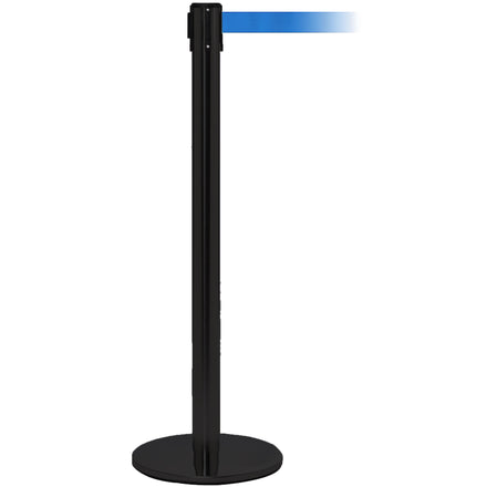 QueuePro 251 3.4m x 50mm Belt Barrier System (Black / Blue)