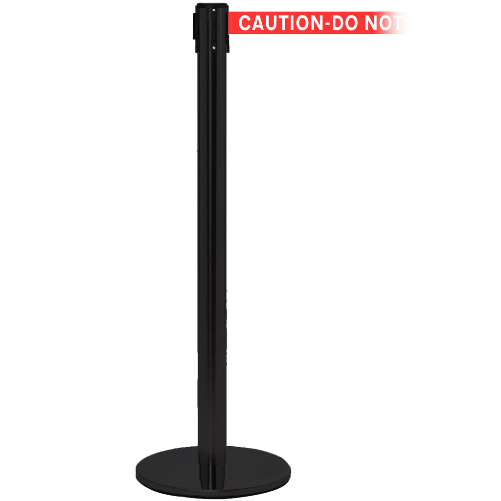 QueuePro 251 3.4m x 50mm Belt Barrier System (Black / Caution Do Not Enter | Red-White)