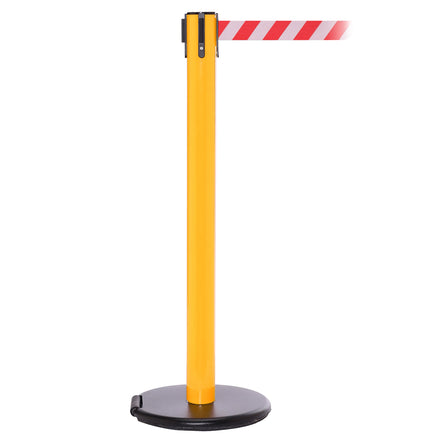 RollerSafety 300 4.9m x 50mm Belt Barrier System (Red / White Chevron)